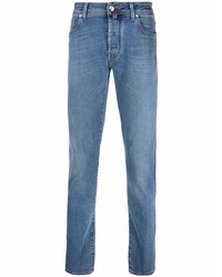 blaue enge Jeans von Jacob Cohen