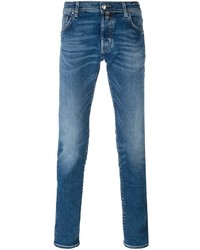 blaue enge Jeans von Jacob Cohen