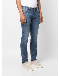 blaue enge Jeans von Jacob Cohen