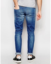 blaue enge Jeans von Diesel