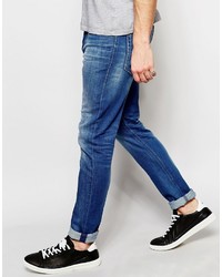 blaue enge Jeans von Diesel