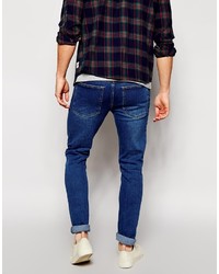 blaue enge Jeans von Cheap Monday