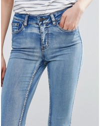 blaue enge Jeans von Pieces