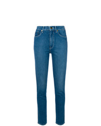 blaue enge Jeans von Khaite