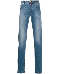 blaue enge Jeans von Kiton