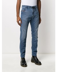 blaue enge Jeans von Diesel