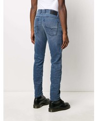 blaue enge Jeans von Diesel