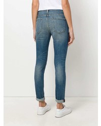 blaue enge Jeans von Frame Denim