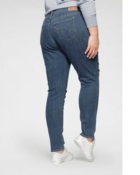 blaue enge Jeans von Levi's Plus