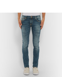 blaue enge Jeans von Nudie Jeans