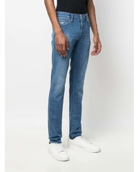 blaue enge Jeans von Sartoria Tramarossa