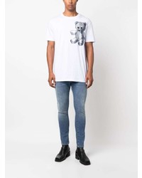 blaue enge Jeans von Philipp Plein