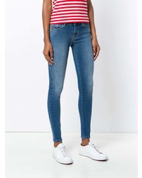 blaue enge Jeans von Diesel