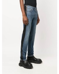 blaue enge Jeans von Alexander McQueen