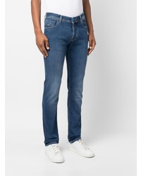 blaue enge Jeans von Jacob & Co.