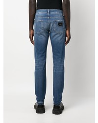 blaue enge Jeans von Dolce & Gabbana