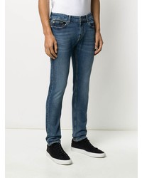 blaue enge Jeans von 7 For All Mankind