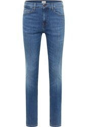 blaue enge Jeans von Mustang