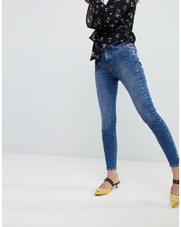 blaue enge Jeans von New Look