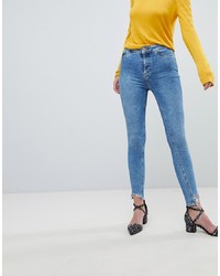 blaue enge Jeans von New Look
