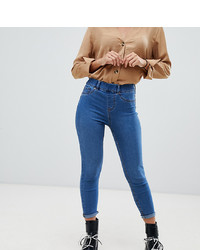 blaue enge Jeans von New Look Petite
