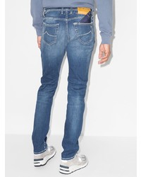 blaue enge Jeans von Jacob Cohen