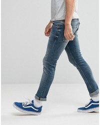 blaue enge Jeans von Nudie Jeans