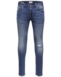 blaue enge Jeans von ONLY & SONS