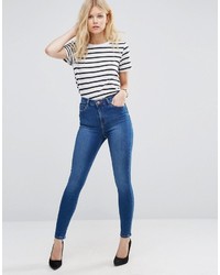 blaue enge Jeans von Asos