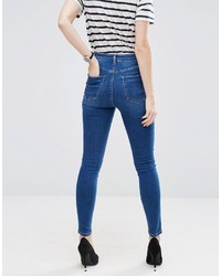 blaue enge Jeans von Asos