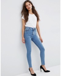 blaue enge Jeans von Asos