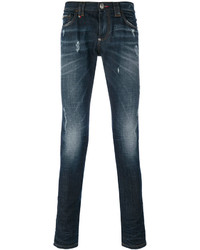 blaue enge Jeans von Philipp Plein
