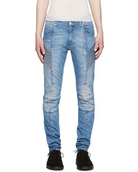blaue enge Jeans von Pierre Balmain