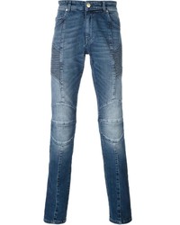 blaue enge Jeans von Pierre Balmain