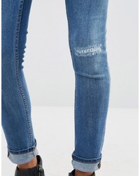 blaue enge Jeans von Cheap Monday