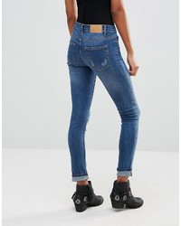 blaue enge Jeans von Cheap Monday