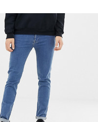 blaue enge Jeans von Reclaimed Vintage