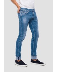 blaue enge Jeans von Replay