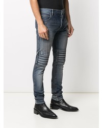 blaue enge Jeans von Balmain