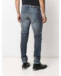 blaue enge Jeans von Balmain