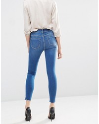 blaue enge Jeans von Asos