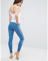 blaue enge Jeans von Asos