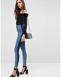 blaue enge Jeans von Asos