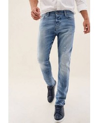 blaue enge Jeans von SALSA