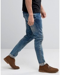 blaue enge Jeans von Scotch & Soda