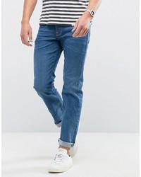 blaue enge Jeans von Selected
