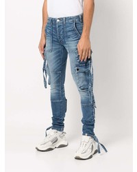 blaue enge Jeans von Amiri