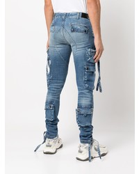 blaue enge Jeans von Amiri