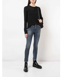 blaue enge Jeans von 6397