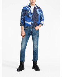 blaue enge Jeans von Armani Exchange
